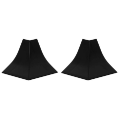 Narożnik Zew Listwy Blat 2,3 Czarny 2 szt