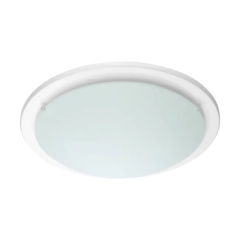 Plafon Iceberg 1 x e27 29 cm Biały Inspire