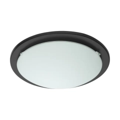 Plafon Iceberg 1 x e27 29 cm Czarny Inspir