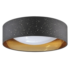 Plafon Tuluza Led 2600 lm 24W 40 cmCzarny