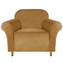 Pokrowiec na  Fotel Velvet 1Os Gold 120