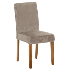 Pokrowiec na  Krzeslo Velvet Bez 58 cm