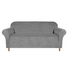 Pokrowiec na  Sofe Velvet 2Os Szar 180 M