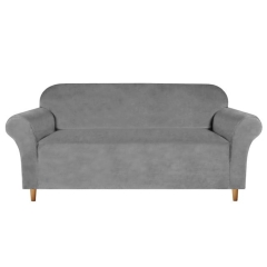 Pokrowiec na  Sofe Velvet 3Os Szar 235 L