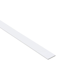 Profil Plaski 20 x 2 x 1 Pvc Bialy Mat