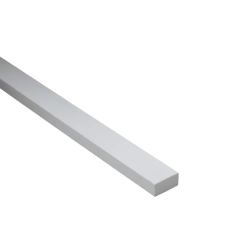 Profil Polwalek 4 x 4 x 1 Pvc Bialy Blyszcz