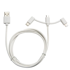 Przewód Usb A /3w1 Lightning Usb C Micro