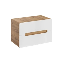 Szafka Aruba z Blatem 80 x 53 x 46 Dąb/Biały