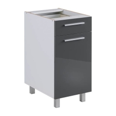 Szafka Salma S40/1S Grafit/Biały