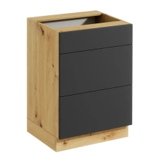 Szafka Vinto Szary/Dąb S60/3S