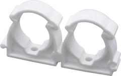 Uchwyt Plast Bia do Rur Pp 20 mm   10 szt Eq