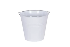 Wiadro 7  l Emaliowane Biale Rim