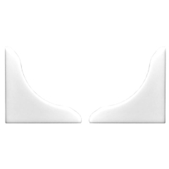 Zakończenie List Blat L+P 1,5 Bia m 2 szt