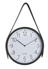 Zegar Scienny Belt Srednica 30,5 x 49 x 4 cm