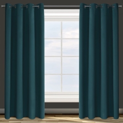 Zasłona Gotowa Parisa 135 x 250 cm Ciemnoturkusowa