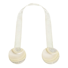 Upinacz Dekoracyjny z Magnesem 15 cm Kremowy