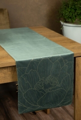 Obrus Blink 35 x 140 cm Ciemnomiętowy