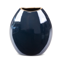 Wazon Dekoracyjny Amora 22 x 12 x 25 cm Granatowy