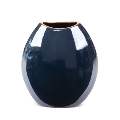 Wazon Dekoracyjny Amora 18 x 9 x 20 cm Granatowy