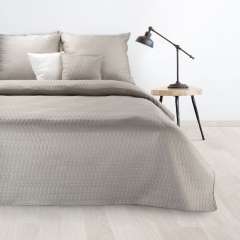 Narzuta 200 x 220 cm Srebrna