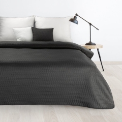 Narzuta 200 x 220 cm Czarna
