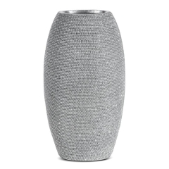 Wazon Dekoracyjny Eldo 15 x 12 x 27 cm Srebrny