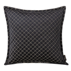 Poszewka Kim 45 x 45 cm Czarna