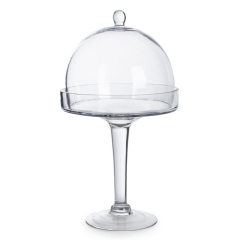 Szklana Patera Dekoracyjna Fiona  Transparentny