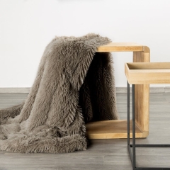 Koc  200 x 220 cm Beżowy