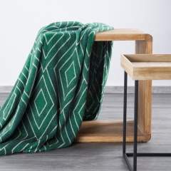 Koc Geo 150 x 200 cm Zielony