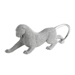 Figurka Dekoracyjna Eldo 33 x 9 x 12 cm Srebrna