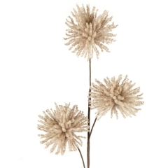 Kwiat Natu 60 cm Beżowy 6 szt.