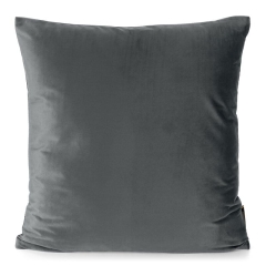 Poszewka Elora 45 x 45 cm Stalowa