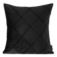 Poszewka Nala 45 x 45 cm Czarna