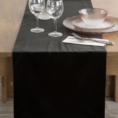 Obrus Melinda 40 x 140 cm Czarny