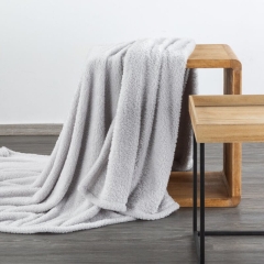 Koc Lori 150 x 200 cm Srebrny