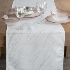 Obrus Erika 140 x 40 cm Biały