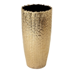 Wazon Dekoracyjny Avi  17 x 35 cm Złoty
