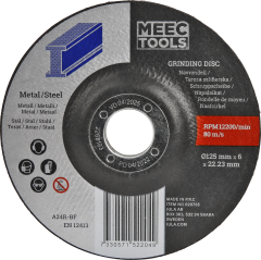 Tarcza Szlifierska Meec Tools  do Stali i Innych Materiałów Metalowych