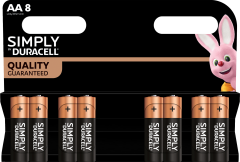 Baterie Aa Simply 8 szt., Duracell