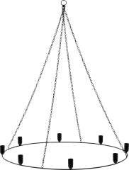 Żyrandol na Świece Ø64 cm