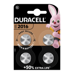 Baterie Pastylkowe Duracell Cr2016 4 szt.
