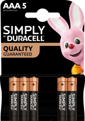 Baterie Duracell AAA Simply 5 szt.