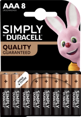 Baterie Duracell Aaa Simply 8 szt.