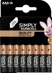 Baterie Duracell AAA Simply 16 szt.