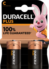 Baterie Duracell Typu C Plus 2 szt.