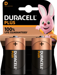 Baterie Duracell Typu D Plus 2 szt.