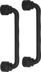 Uchwyt meblowy, Czarny 2 szt. 96 mm