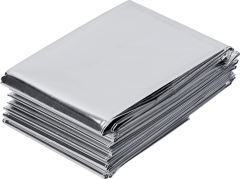 Koc ratunkowy kieszonkowy, 210 x 132 cm