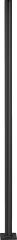 Słupek Narożny do Balustrady Szklanej 168 cm 90°